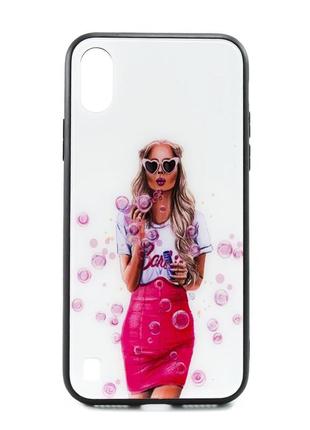 Чехол fiji girls для samsung galaxy a01 (a015) накладка бампер с рисунком №2