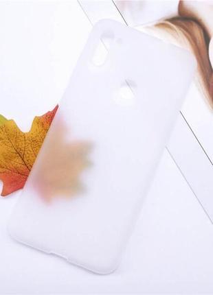 Чехол soft touch для samsung galaxy a11 (a115) силикон бампер матовый