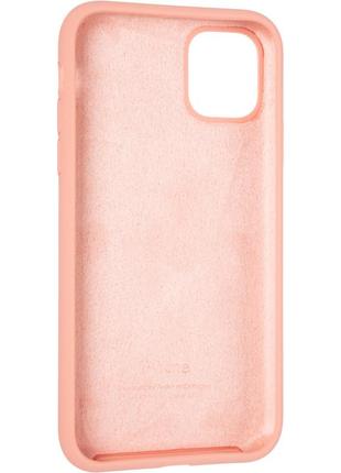 Чехол fiji silicone case для apple iphone 11 pro бампер накладка full soft begonia3 фото