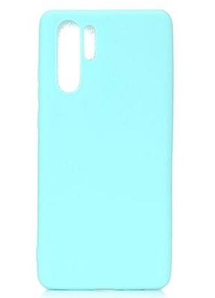 Чехол soft touch для xiaomi mi note 10 lite силикон бампер мятно-голубой