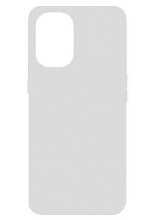 Чехол fiji soft для oppo reno7 lite / reno8 lite силикон бампер прозрачный белый