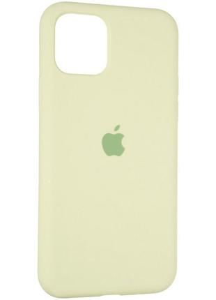 Чохол fiji silicone case для apple iphone 11 pro max бампер накладка full soft avocado