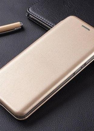 Чехол fiji g.c. для xiaomi redmi 10 книжка магнитная gold