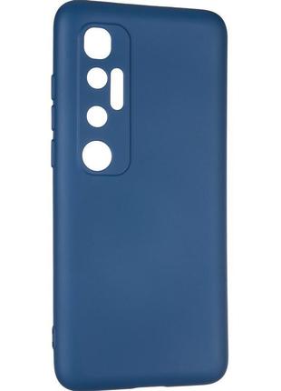 Чехол fiji full soft premium для xiaomi mi 10 ultra силикон бампер dark blue