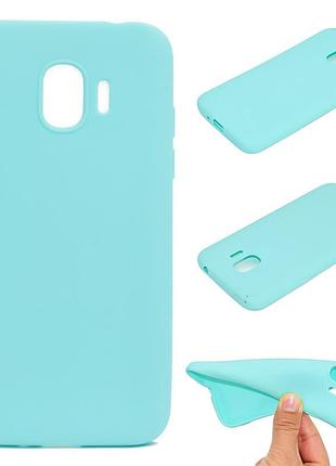 Чехол fiji soft для samsung j260 (j2 core 2018) силикон бампер голубой