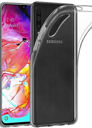 Чехол fiji ultra thin для samsung galaxy a70 2019 (a705) силикон бампер transparent