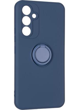 Чохол fiji holder ring для samsung galaxy a54 (a546) бампер накладка з підставкою blue