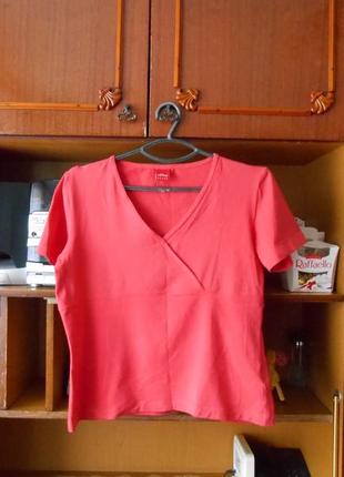 S.oliver-16 р.- брендовая кораловая футболка