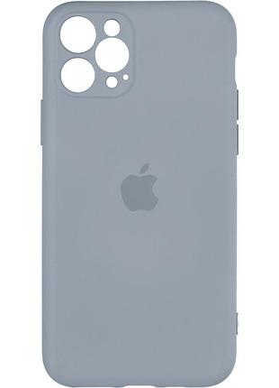 Чохол fiji silicone case для apple iphone 13 pro бампер накладка full soft stone
