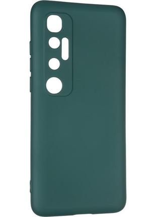 Чехол fiji full soft premium для xiaomi mi 10 ultra силикон бампер dark green