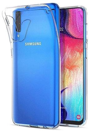 Чехол fiji ultra thin для samsung galaxy a50 2019 (a505) силикон бампер transparent