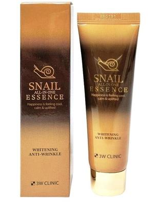 3w clinic snail all in one essence 60ml эссенция с муцином улитки