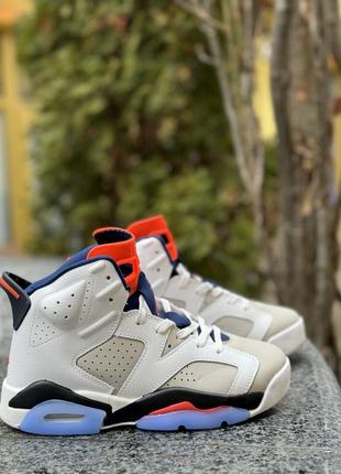 Кросівки nike air jordan retro 6, найк джордан р.36-41, дм-491