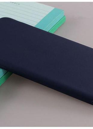 Чехол для apple iphone 8 силикон soft touch бампер темно-синий