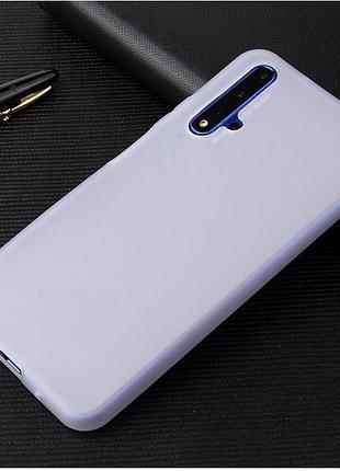 Чехол soft touch для huawei nova 5t силикон бампер матовый