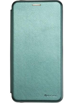 Чехол g.c. для huawei p40 lite e книжка магнитная dark green