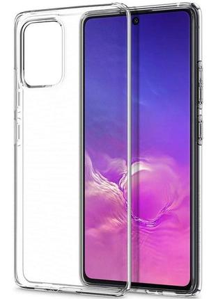 Чехол fiji ultra thin для samsung galaxy s10 lite (g770) силикон бампер transparent