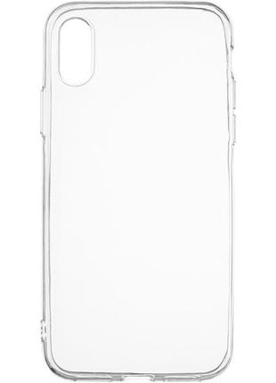 Чехол fiji ultra thin для apple iphone xs силикон бампер transparent