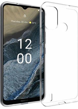 Чехол fiji ultra thin для nokia g11 plus силикон бампер transparent