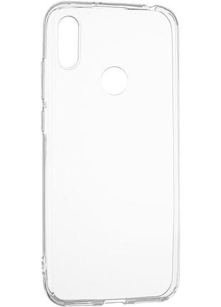 Чохол fiji ultra thin для huawei y6 2019 / y6 pro 2019 (зі сканером відбитка) силікон бампер transparent