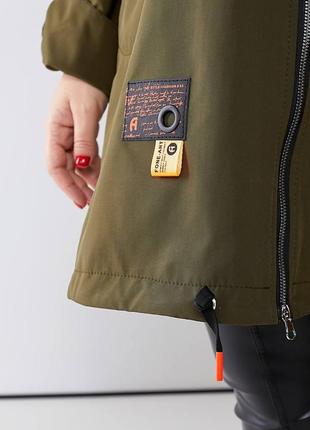 Куртка-ветровка на флисовой подкладке4 фото