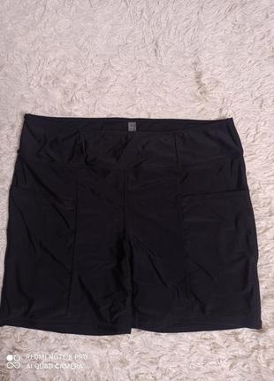 Шорты эластиковые спортивные с карманами