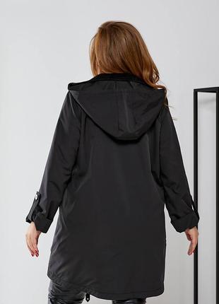 Удобная и стильная куртка-ветровка на флисе4 фото
