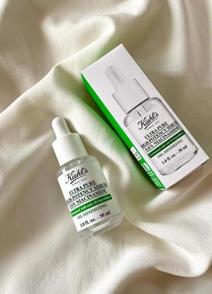 Концентрированная сыворотка с ниацинамидом kiehl’s ultra pure high-potency 5.0% niacinamide serum