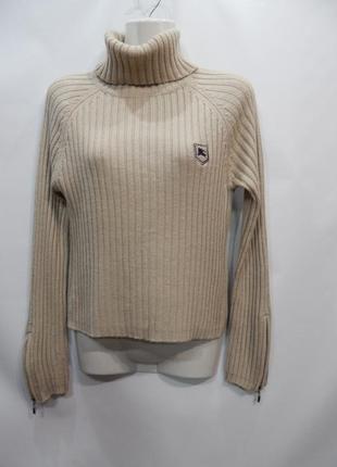 Гольф-свитерок трикотажный женский с шерстью burberry ukr 44-48 074gg (в указанном размере, только 1 шт)