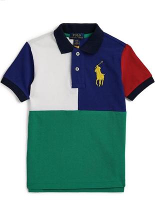 Футболка polo ralph lauren
 6-8 лет детская коттоновая цветная