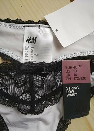 Трусики string від h&m4 фото