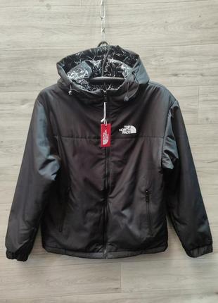 Мужская двусторонняя куртка на весну the north face