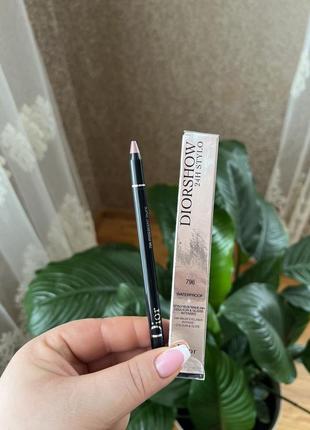 Водостійкий олівець для очей dior diorshow 24h stylo waterproof eyeliner