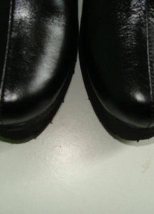 Кожаные ботинки демисезонные натуральная кожа - распродажа 36, 37,  39, 40 р3 фото