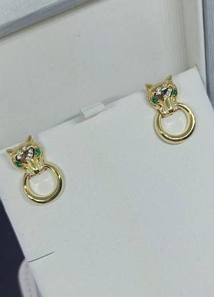 Сережки cartier