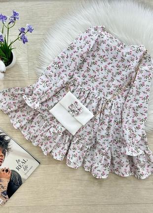 Невероятное, воздушное, нежное и стильное, цветочное платье