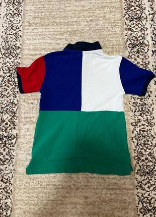 Футболка polo ralph lauren
 6-8 лет детская коттоновая цветная6 фото