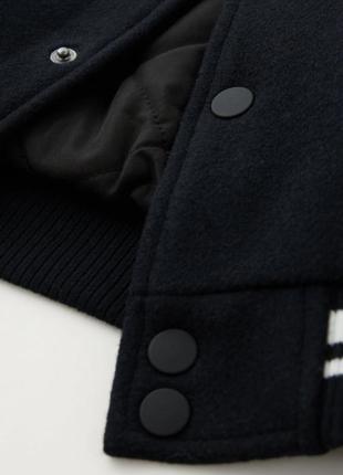 Фетровая куртка-бомбер на основе шерсти2 фото