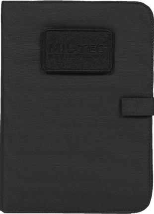 Тактический блокнот 200 страниц с жесткой обложкой на липучке mil-tec от sturm (15985002) black2 фото