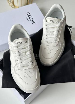 Кроссовки кожаные в стиле celine3 фото