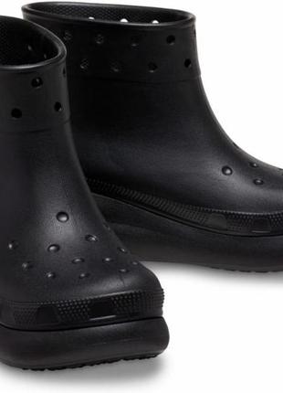 Гумові чоботи на платформі crocs crush,  38, 39, 40