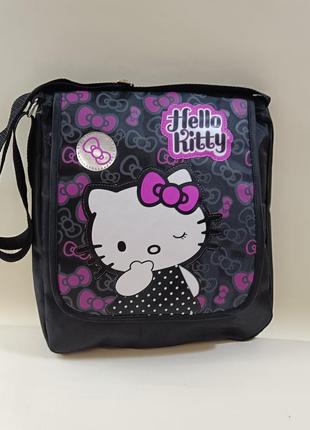 Сумка шоппер на блискавці хеллоу кітті