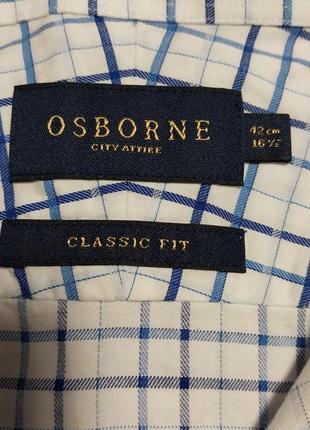 Новая люксовая высококачественная стильная брендовая рубашка osborne5 фото