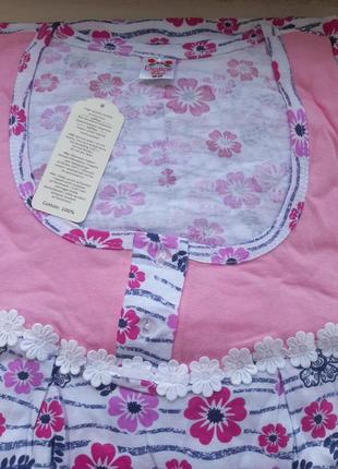 Ночнушка, женская ночная рубашка 54-56 р. хлопковая натуральная, хлопок 100%.узбекистан.3 фото