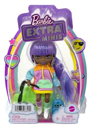 Лялька barbie extra minis #7 лавандова леді