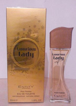 Туалетна водичка entity luxurious lady&nbsp; oaэ 30ml