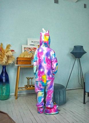 Детская пижама кигуруми единорог искорка, пижама для детей4 фото