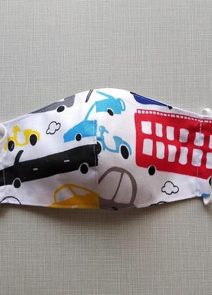 Детские маски с машинками