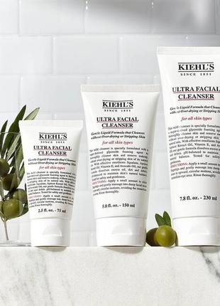 Гель для умывания kiehl’s ultra facial cleanser7 фото