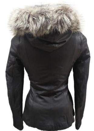 Кожаная куртка-жилетка 2в1, размер xs3 фото